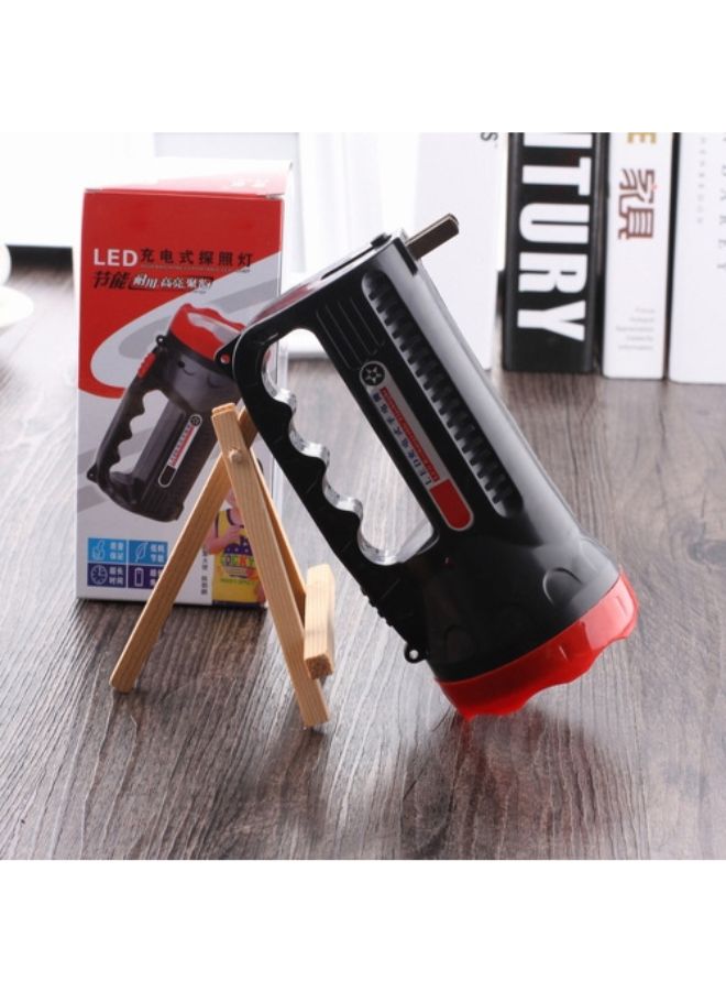Rechargeable Strong LED Flashlight Black/Red 16 x 8 x 8centimeter - Image 2
