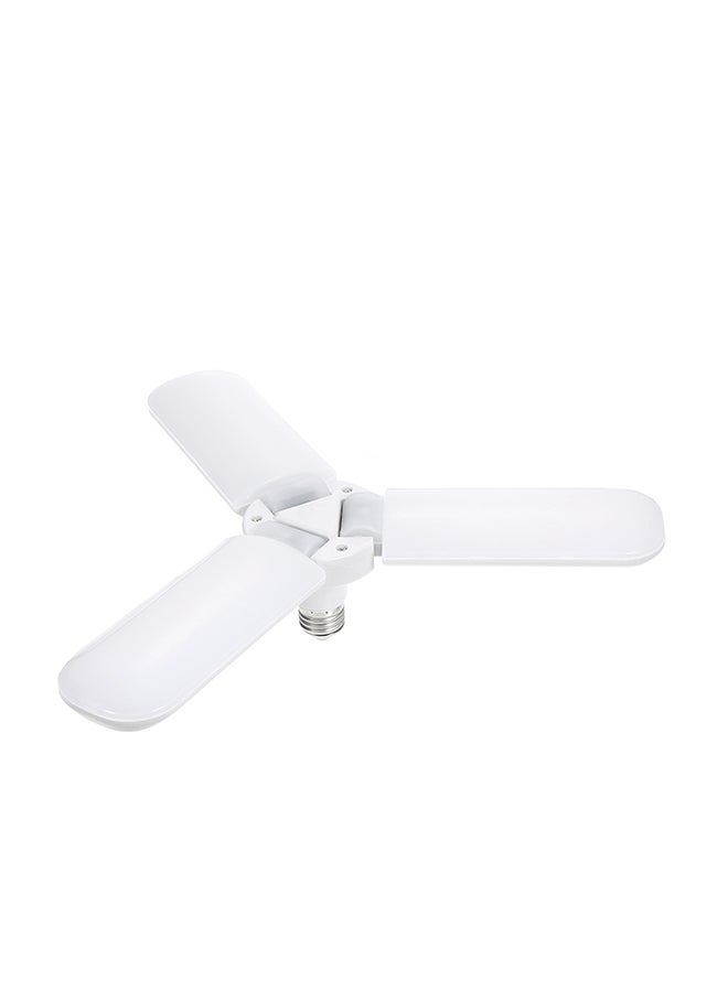 Foldable Fan Blade Ceiling Light White 24.5 x 8 x 8cm - Image 1