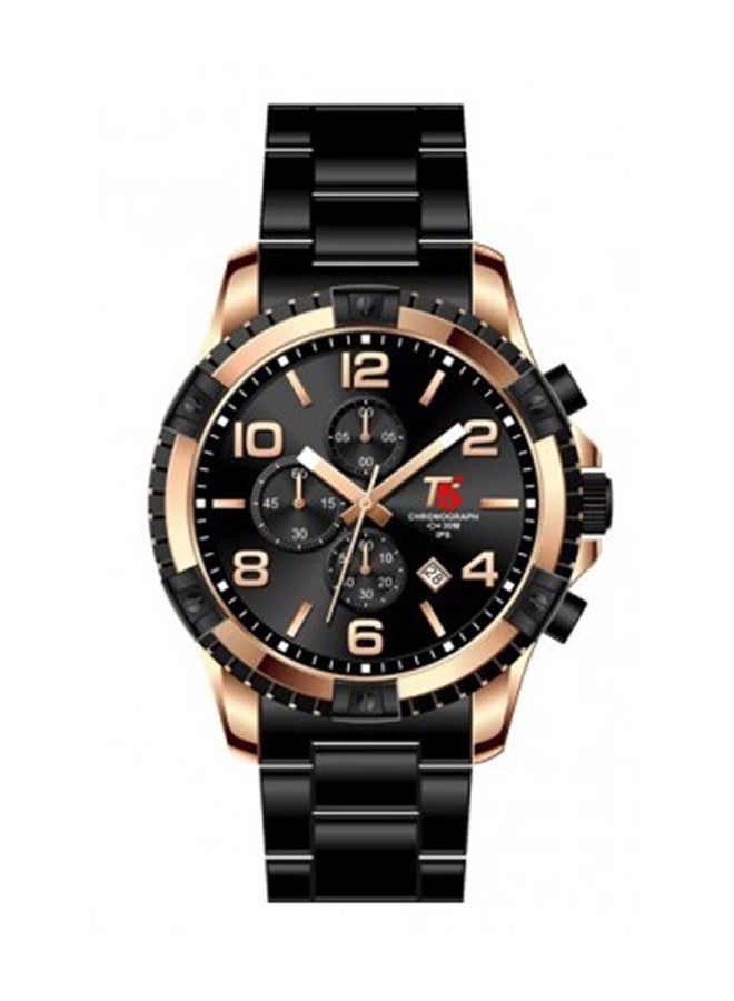 T5 Men's Stainless Steel Chronograph Watch
H3394G-E