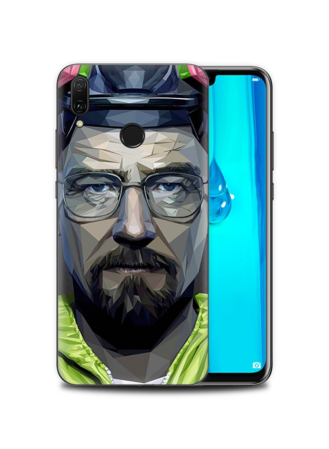 داجين ملصق من الفينيل لهاتف هواوي Y9‎‎ ‏2019 تصميم والتر وايت لو بولي