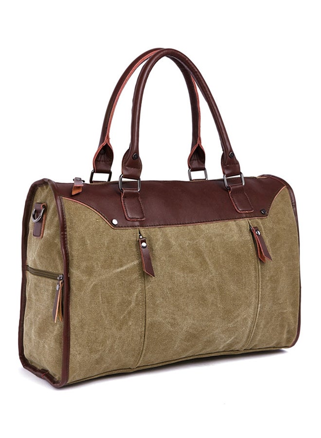 Generic - Casual Style Large Capacity Travel Tote Beige - Image 1