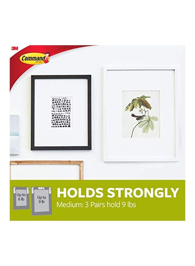 ثري ام طقم أشرطة لاصقة للتعليق مكون من 6 قطع أبيض - Image 2