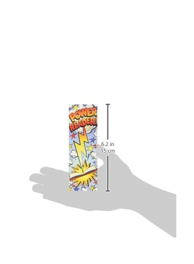 EUREKA 36-Piece Power Reader Printed Bookmark Red/Blue/Orange - Image 2