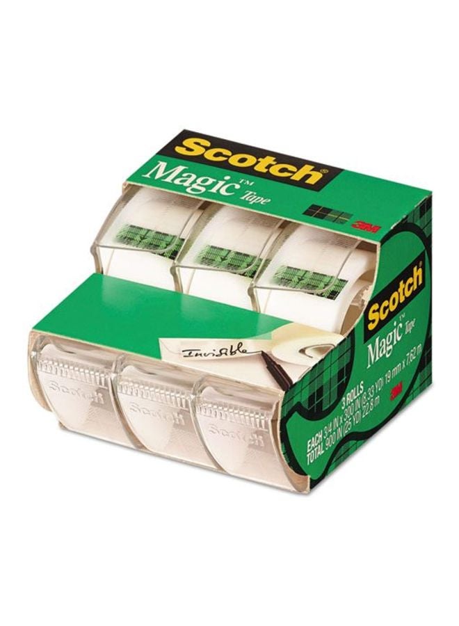 سكوتش شريط Scotch Magic من 3 قطع شفاف