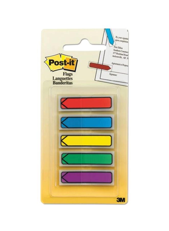 علامات مرجعية لاصقة من بوست إت - 100 قطعة أزرق/أحمر/أصفر