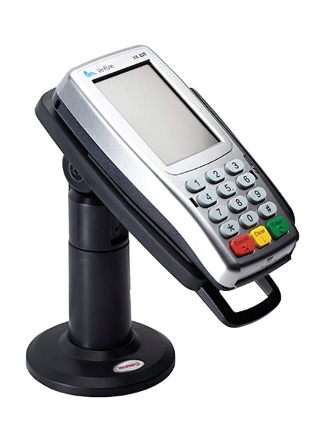 Base With Back Plate Credit Card Terminal Stand For VX805/VX820 Black - Image 1