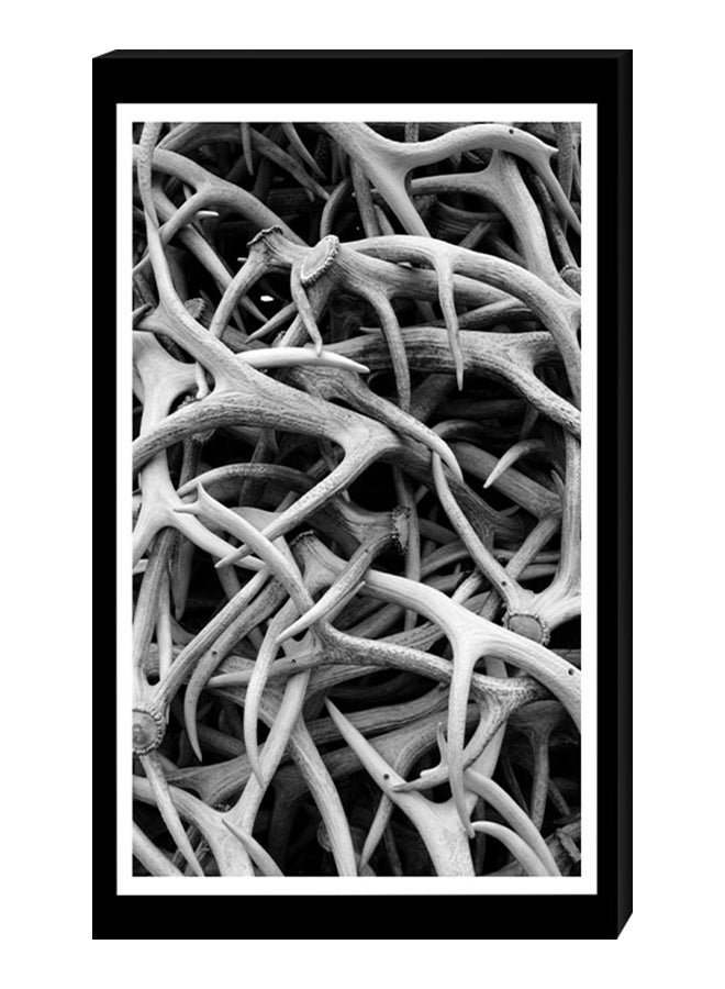 Atiq Modern Wall Decor Painting With Inner Frame Multicolour 40 x 60cm 