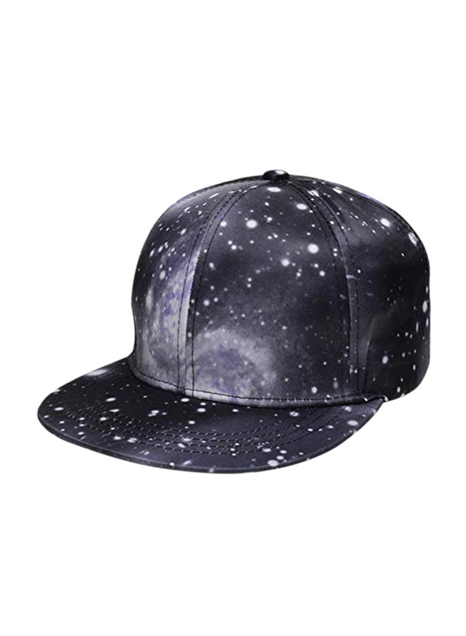Classic Starry Baseball Snapback Black/White 