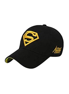 Generic Fashion Logo Patterned Baseball Cap Yellow/Black  - Image 1