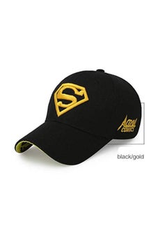 Generic Fashion Logo Patterned Baseball Cap Yellow/Black  - Image 2