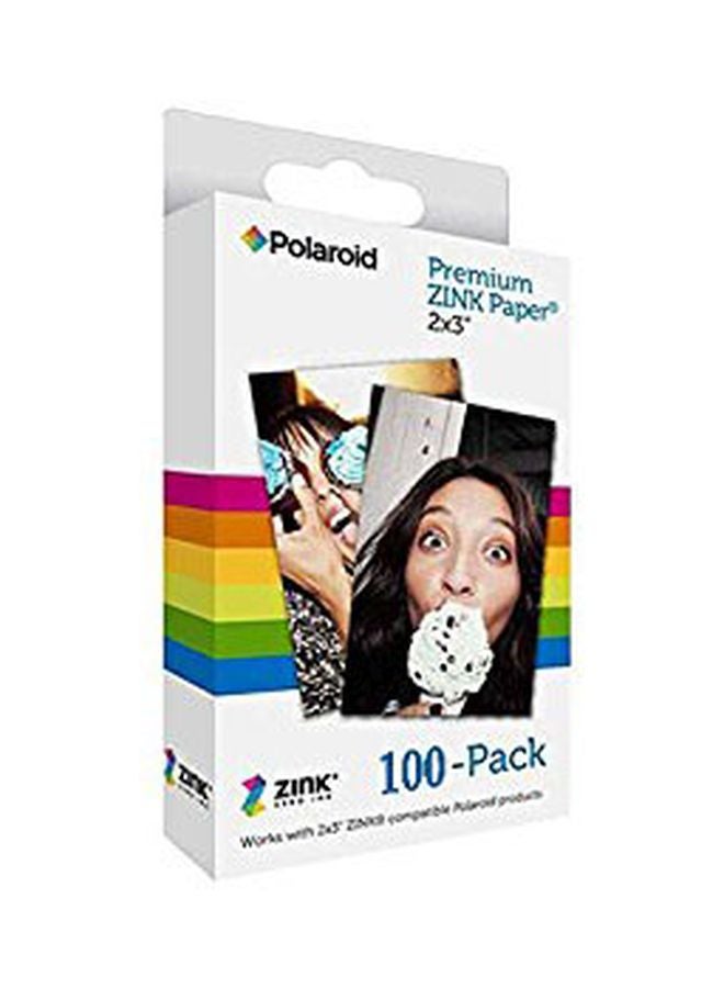 Polaroid - 100-Piece ZINK Zero Mobile Photo Printer Paper - Image 1