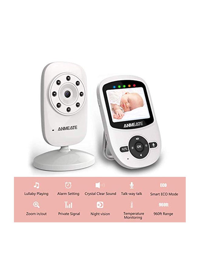 ANMEATE Wireless Monitor With 8 Infrared LED Lights Digital Camera and Automatic Night Vision  - Image 2
