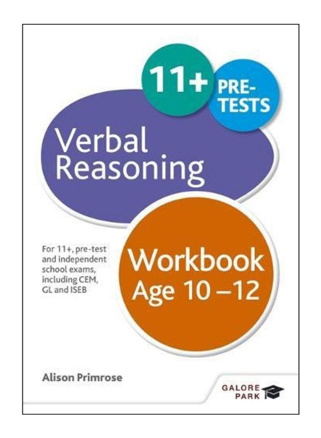 Verbal Reasoning Workbook Paperback English by Alison Primrose - 29-Jan-16