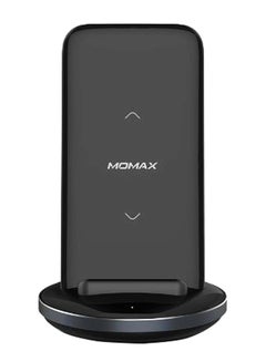 Momax 2 In 1 Wireless Charging Pad 10W [Qi Certified] And 8000Mah Power Bank [18W] Black  - Image 1