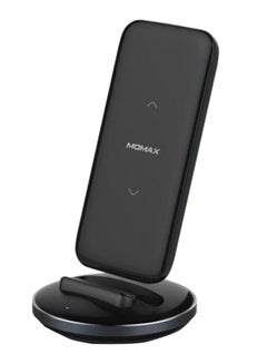 Momax 2 In 1 Wireless Charging Pad 10W [Qi Certified] And 8000Mah Power Bank [18W] Black  - Image 2