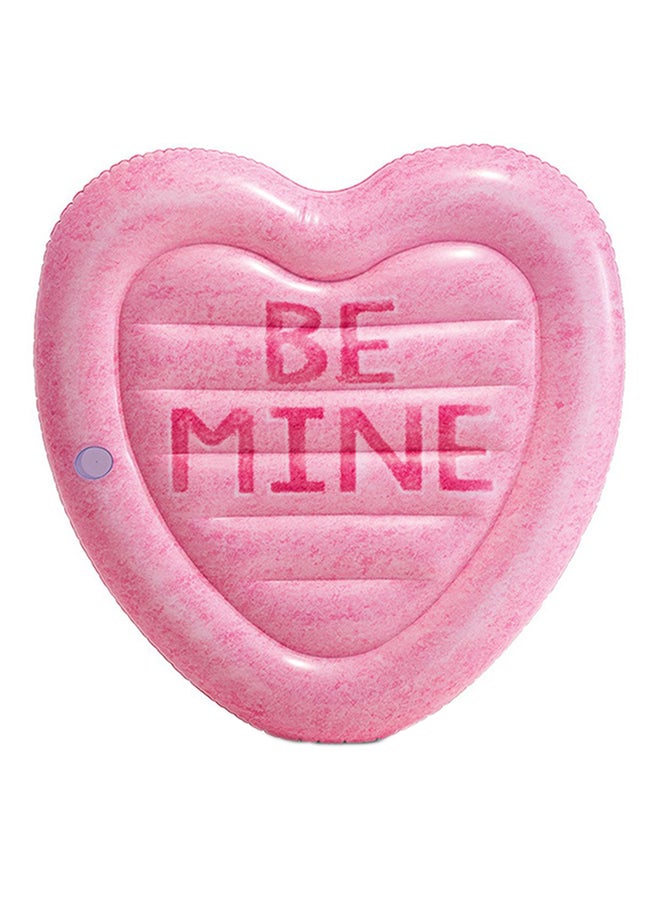INTEX - Candy Heart Inflatable Pool Float 145 x 142cm - Image 1
