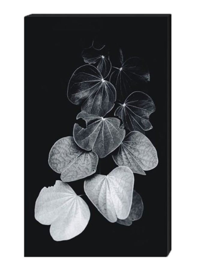 Wall Decor Modern Painting With Inner Frame White/Grey/Black 40 x 60cm