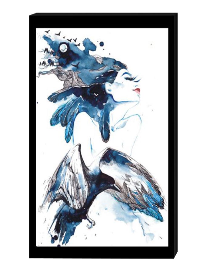 Modern Wall Decor Painting With Inner Frame Multicolour 40 x 60cm