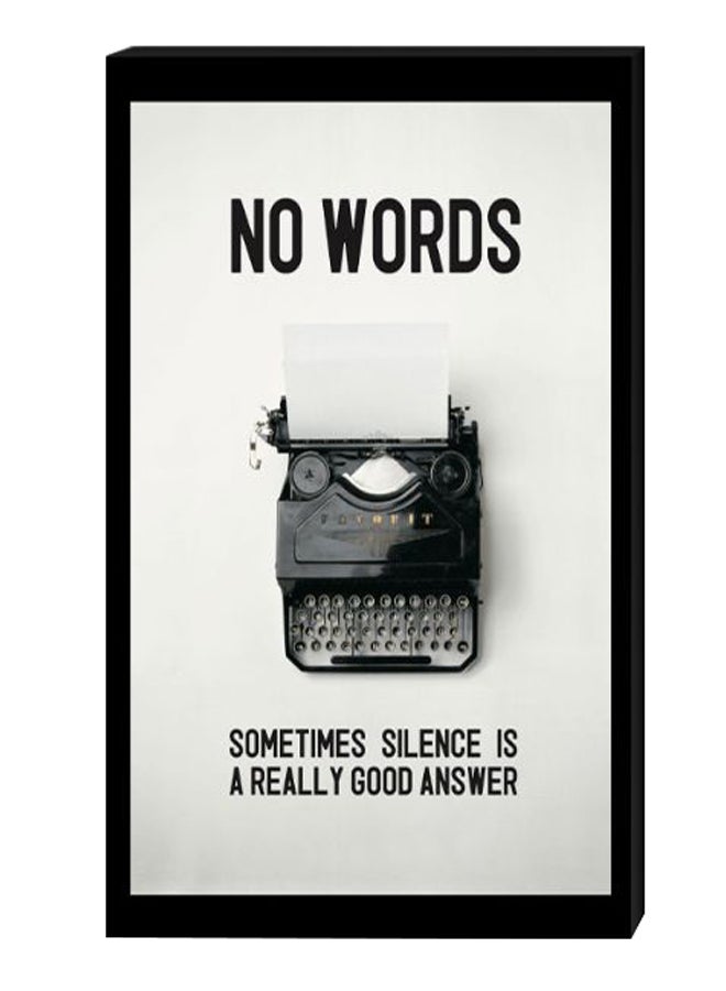 أتيك لوحة جدارية عصرية بإطار داخلي أسود / أبيض كريمي 40 x 60Ø³Ù†ØªÙŠÙ…ØªØ±