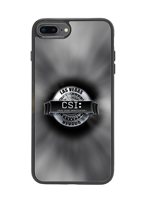 Protective Case Cover For Apple iPhone 7 Plus / 8 Plus Csi: Las Vegas: Badge