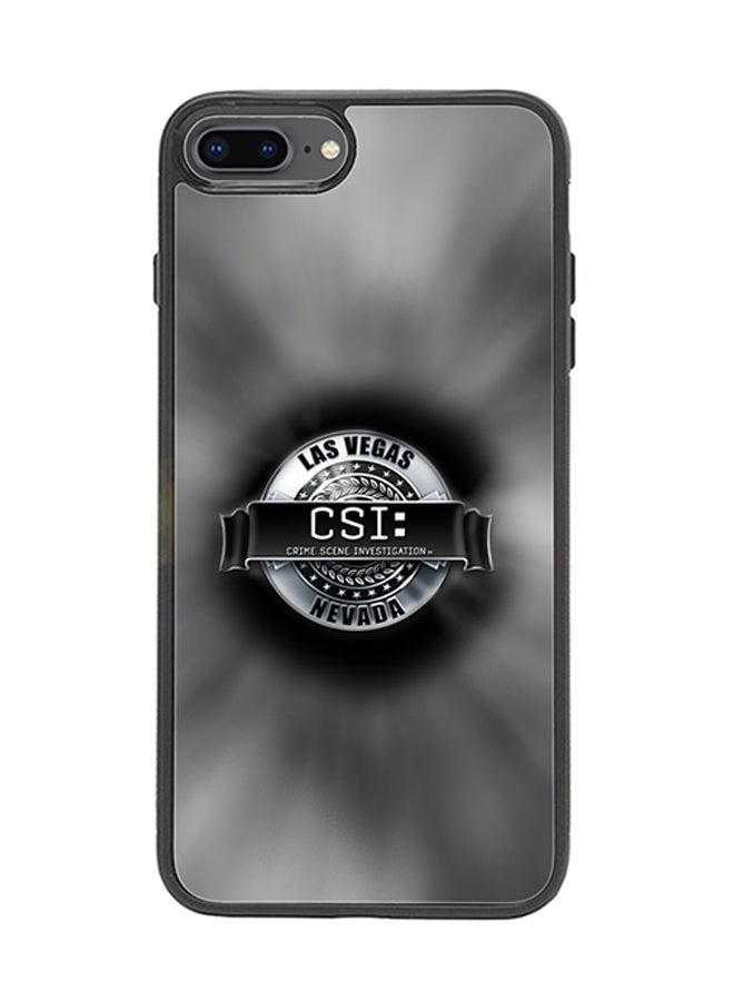 Protective Case Cover For Apple iPhone 7 Plus / 8 Plus Csi: Las Vegas: Badge