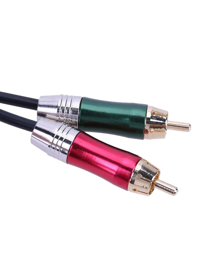 كابل لمضخم ومازج الصوت RCA من ذكر الى أنثى بثلاثة دبابيس متعدد الألوان - Image 2