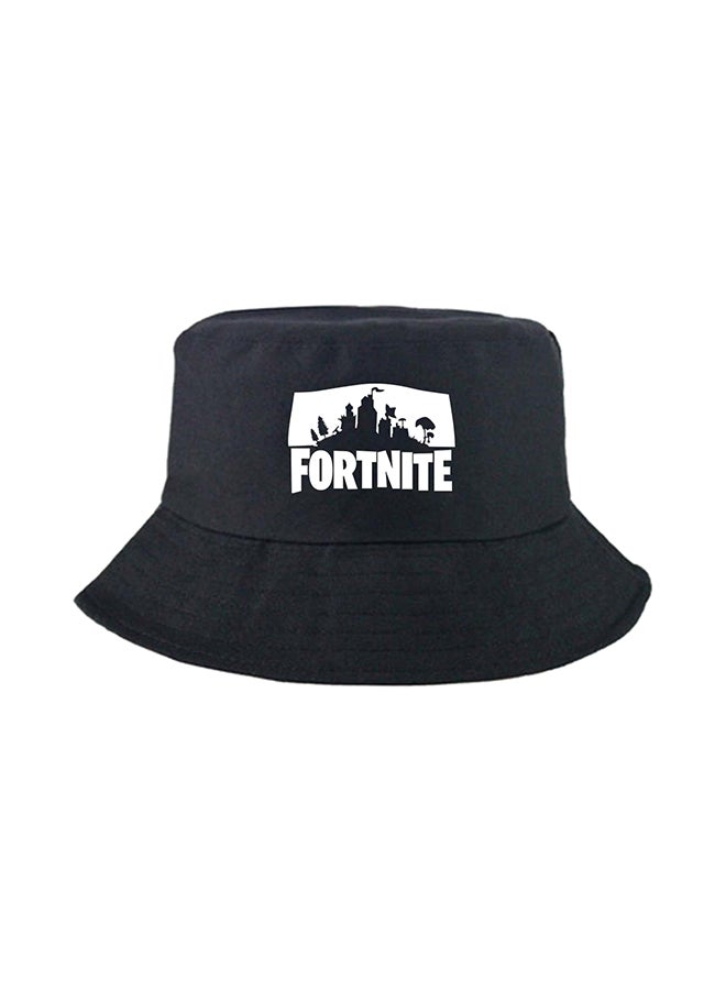 قبعة باكيت مطبوع عليها كلمة Fortnite أسود