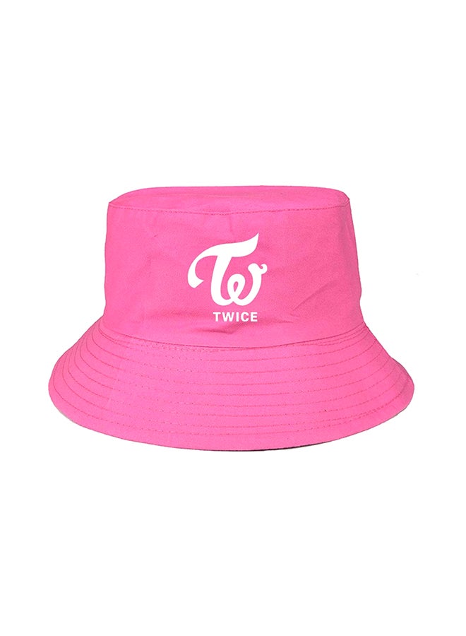 Twice Printed Bucket Hat Pink 