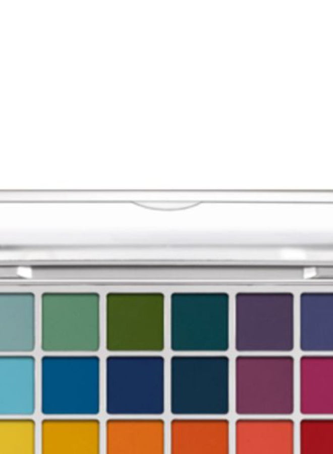 Kryolan - 18-Colour Eyeshadow Palette V2 Multicolour - Image 1