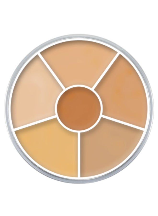 Kryolan 6-Colour Concealer Circle Palette No. 3 Multicolour - Image 2