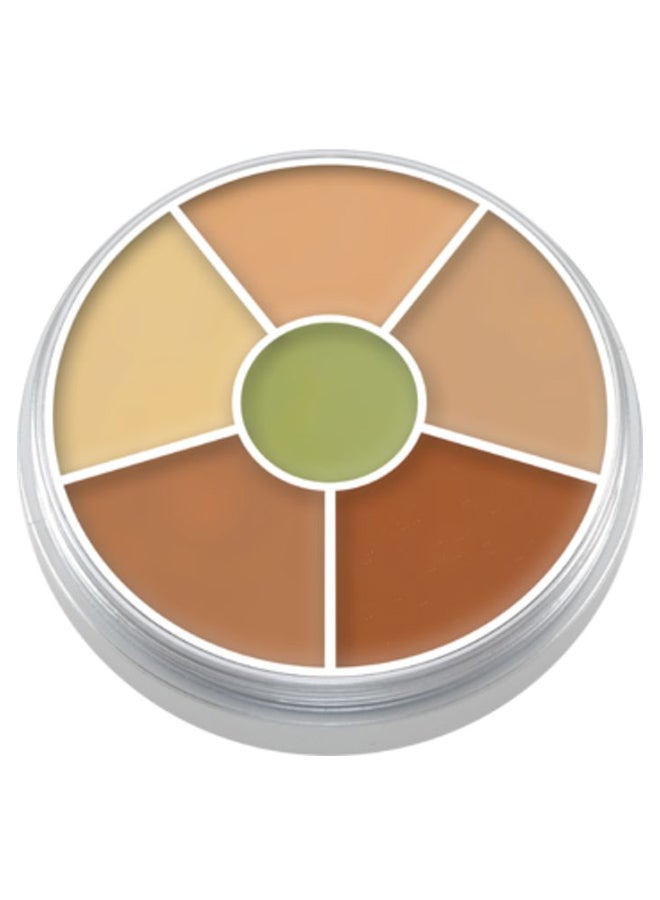 Kryolan - 6-Colour Concealer Circle Palette No. 5 Multicolour - Image 1