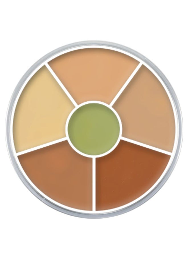 Kryolan - 6-Colour Concealer Circle Palette No. 5 Multicolour - Image 1