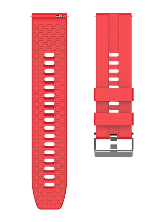 Remson Replacement Watch Band For Huawei Watch GT/Samsung Gear S3 22mm Red - Image 1