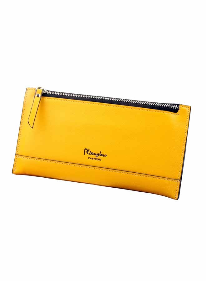 Generic Machine Sewing Thread Wallet Yellow 