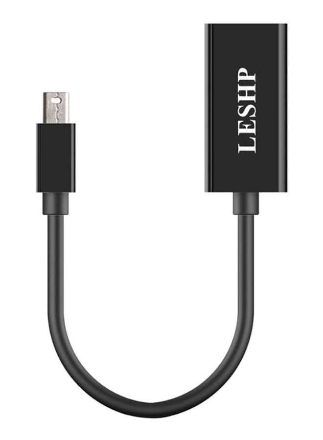 Mini Display Port To HDMI 2.0 Adapter Black