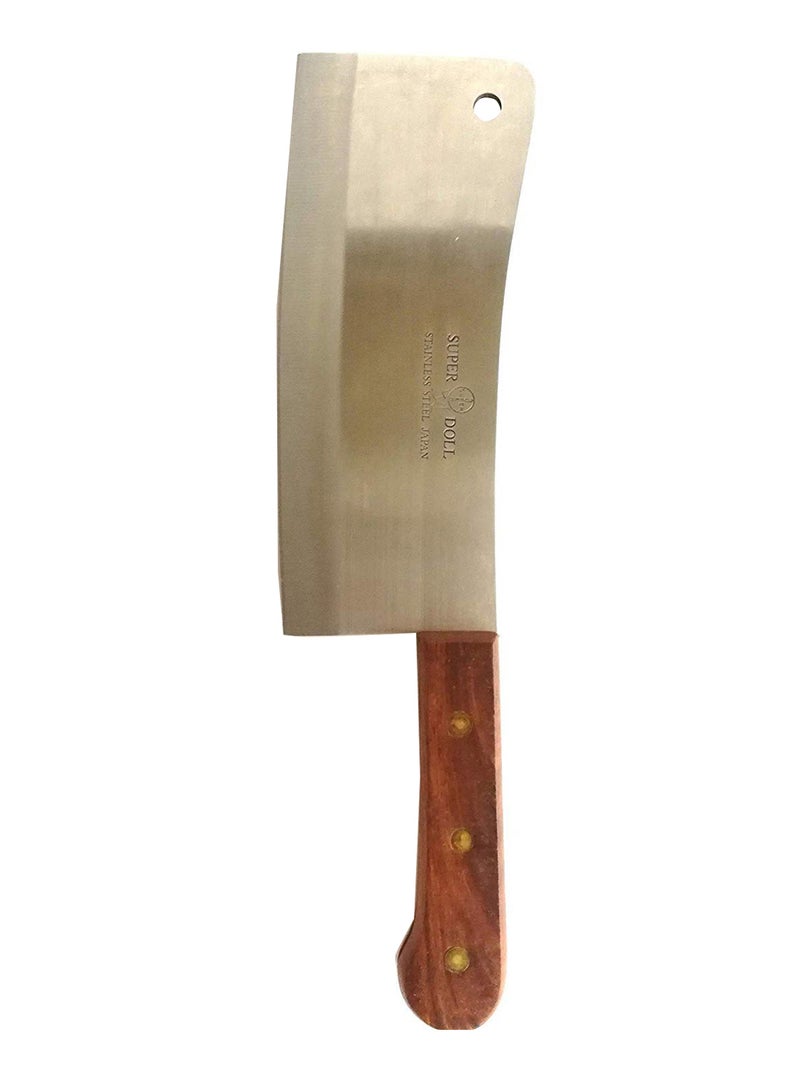 BITA Meat Chopping Knife Silver/Brown 10inch