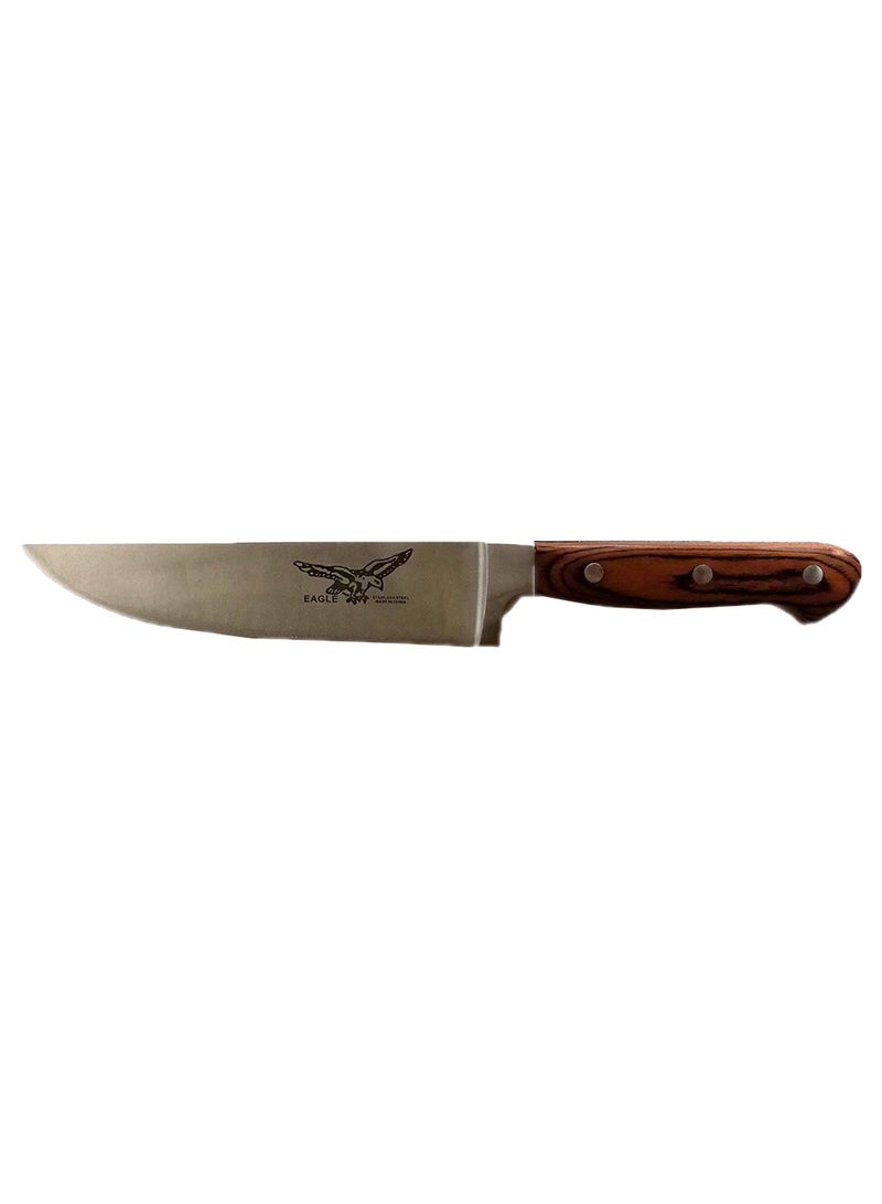 Eagle - Meat Knife Brown/Silver 12inch - Image 1
