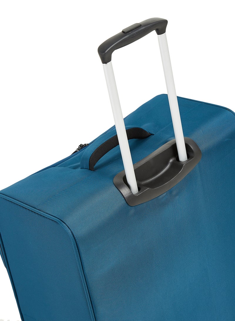 ريجنسي حقيبة أمتعة كبيرة بعجلات وجوانب ناعمة فيروزي - Image 4