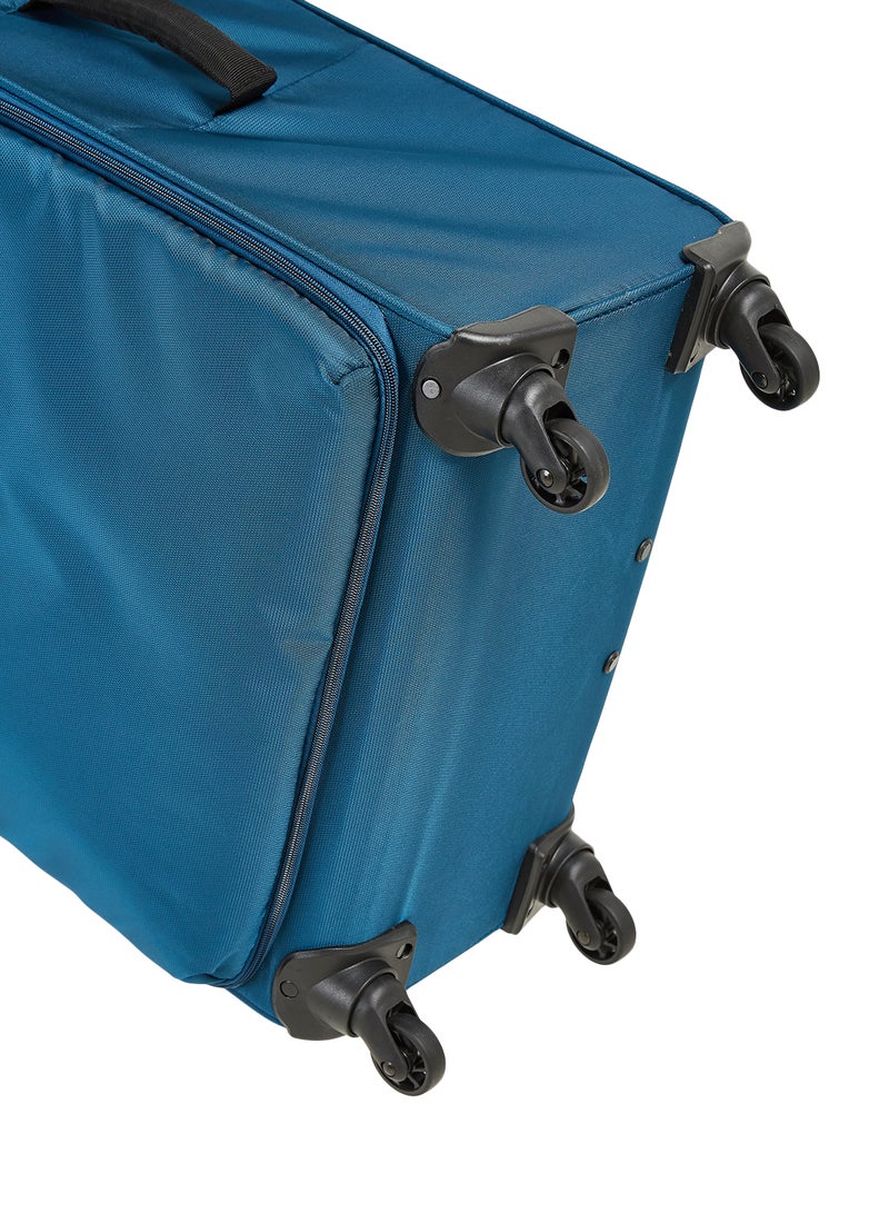 ريجنسي حقيبة أمتعة كبيرة بعجلات وجوانب ناعمة فيروزي - Image 5