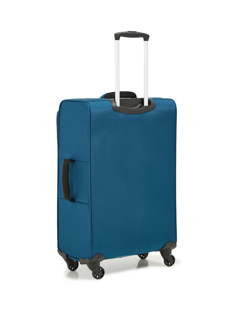 Regency Softside Medium Check in Luggage Trolley Turquoise - Image 2