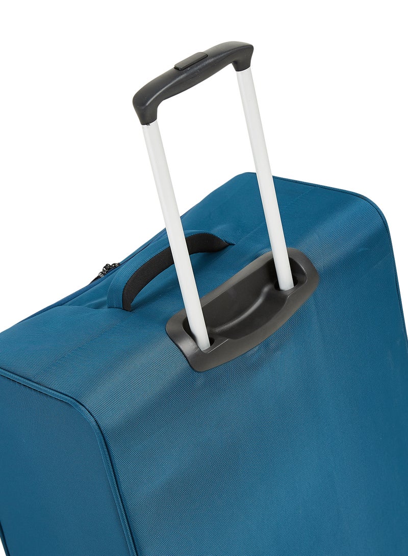 Regency Softside Medium Check in Luggage Trolley Turquoise - Image 4