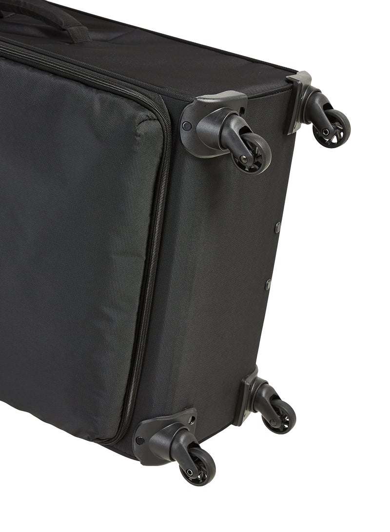 Regency Softside Large Check in Luggage Trolley Black - Image 5