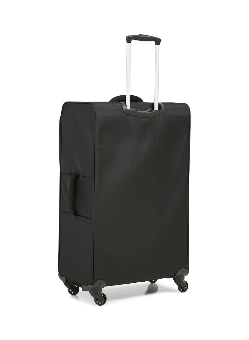 Regency Softside Large Check in Luggage Trolley Black - Image 2