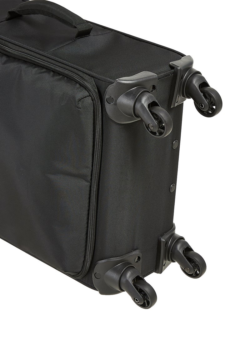 Regency Softside Small Cabin Luggage Trolley Black - Image 5