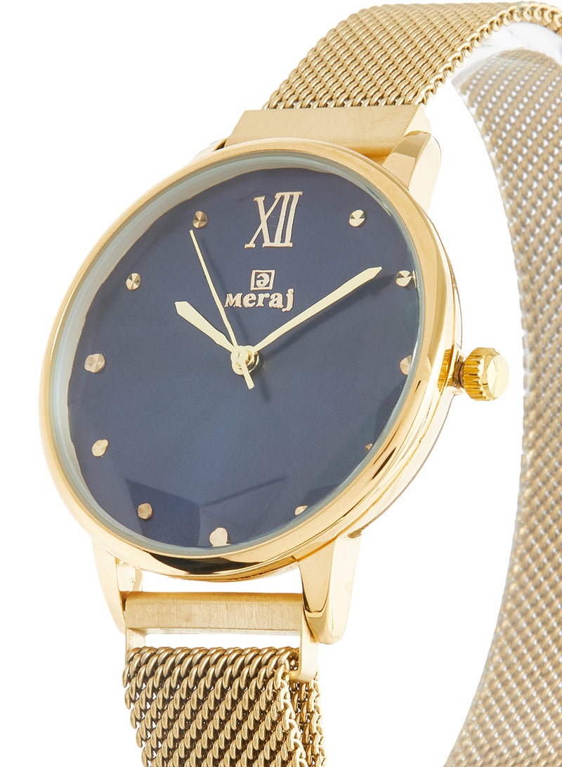 MERAJ - girls Alloy Analog Wrist Watch WEAR10099GPBLU - Image 1