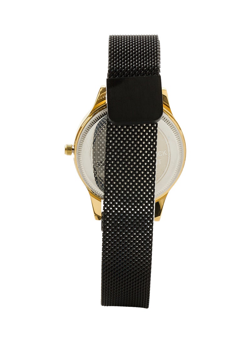 MERAJ girls Alloy Analog Wrist Watch 10004BKGP - Image 3