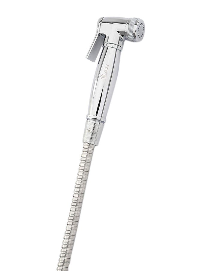 Home Pro - Shataf Bidet Sprayer Silver 1.2meter - Image 1