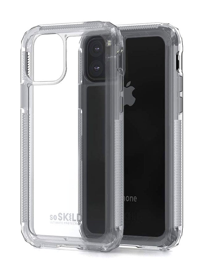 soSKILD Defend 2.0 Impact Case Transparent & Tempered Glass for iPhone 11 Pro Max Clear  - Image 1