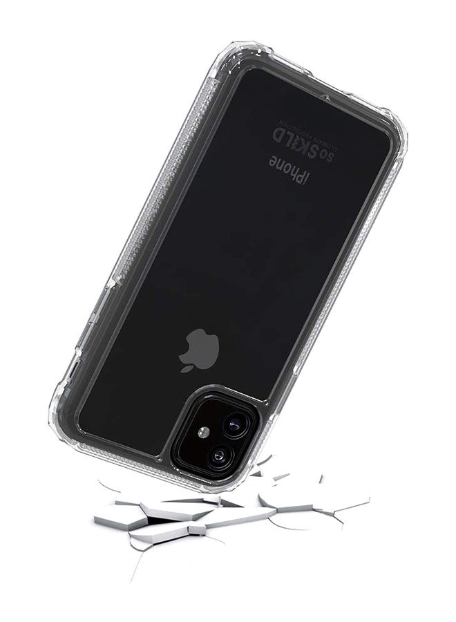soSKILD Defend 2.0 Impact Case Transparent & Tempered Glass for iPhone 11 Pro Max Clear  - Image 2