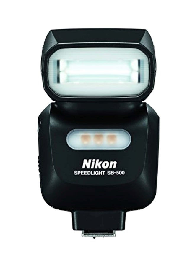 Nikon - SB-500 AF Speedlight Flash Black/Clear - Image 1